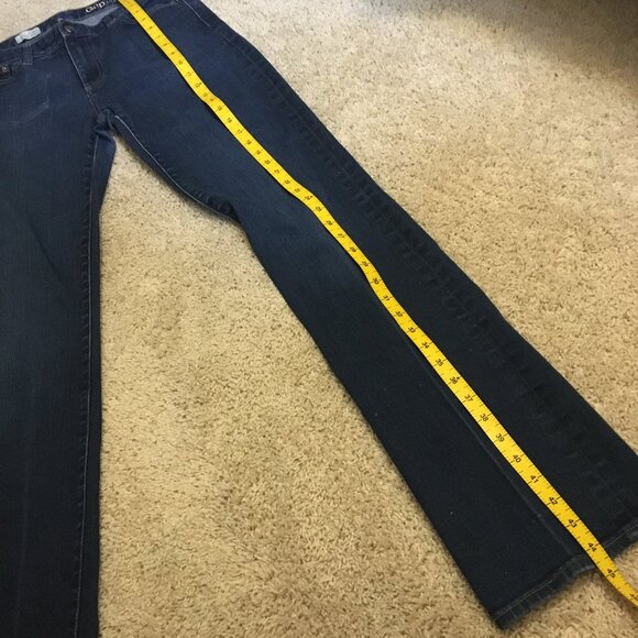 GAP 1969 Dark Navy Blue Long Leg Perfect Boot Jeans - Picture 13 of 15